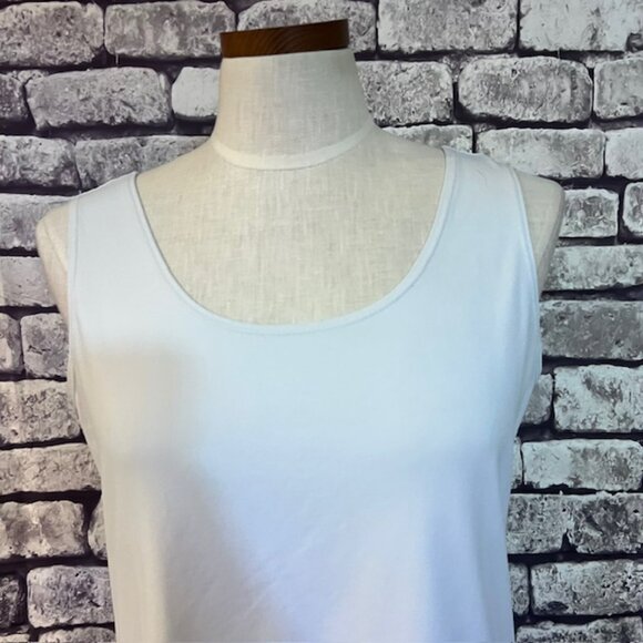 Chico's Ivory Sleeveless Tank Size L - Picture 2 of 7